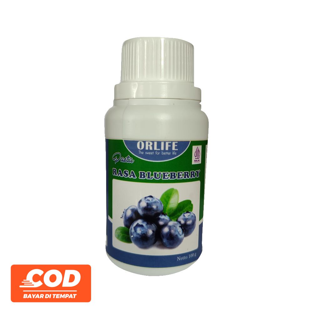 

Pasta Rasa Blueberry 100 Gram Orlife