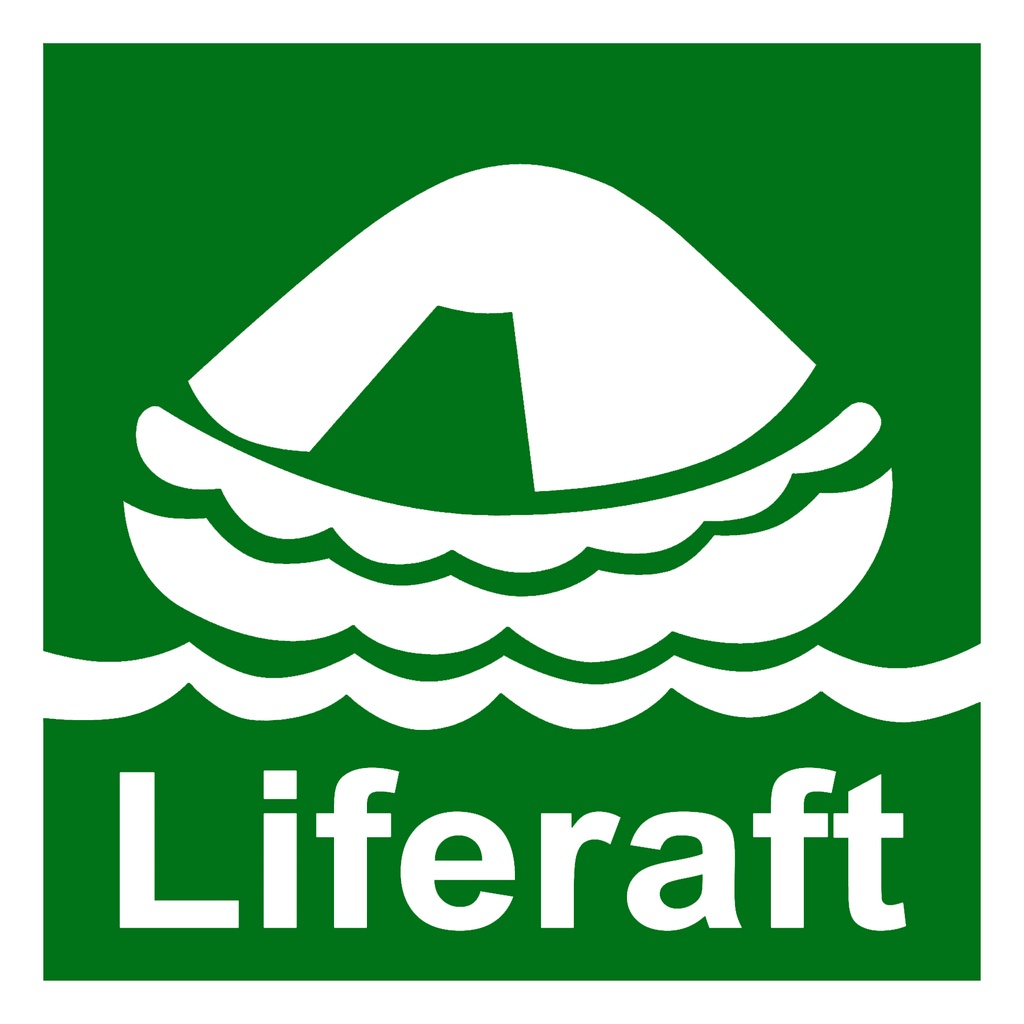 

Sticker Safety IMO PERKAPALAN LIFERAFT Ukuran 15x15/Sticker Safety IMO PERKAPALAN LIFERAFT Vinyl Laminasi