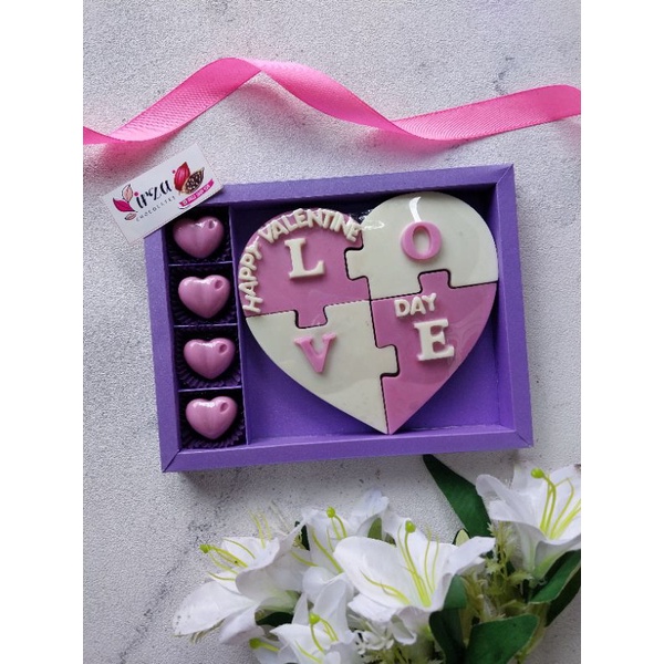 

Coklat pazzle | valentine | love