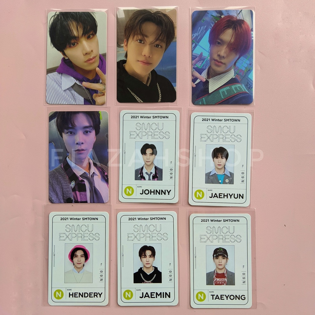 [ready] PC NCT 2021 Winter Smtown SMCU Express Official Photocard Nighttime pass Yuta Taeyong Jaehyu