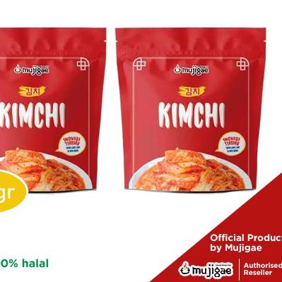 

☺ PAKET ISI 2 - Mujigae Kimchi (200 gr) / Kimchi Halal / Kimchi Ramyun ✮