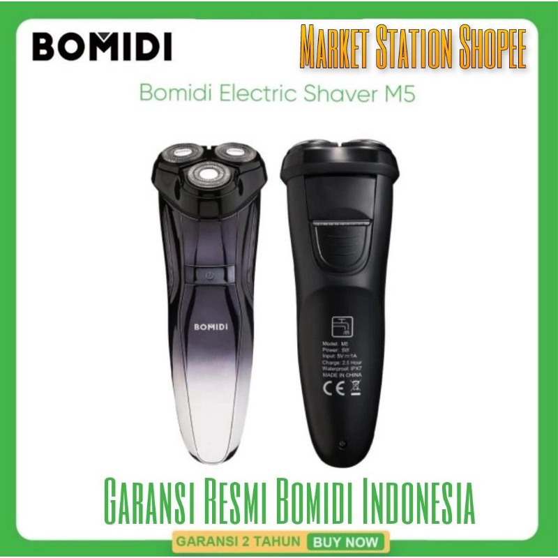 BOMIDI M5 Alat Cukur Rambut Elektrik Shaver Listrik Rechargrable Electric Razor