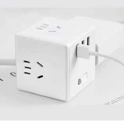 Mijia Rubik Power Socket Plug 3USB 2.4A Wired Vers - MJCXB3-02QM