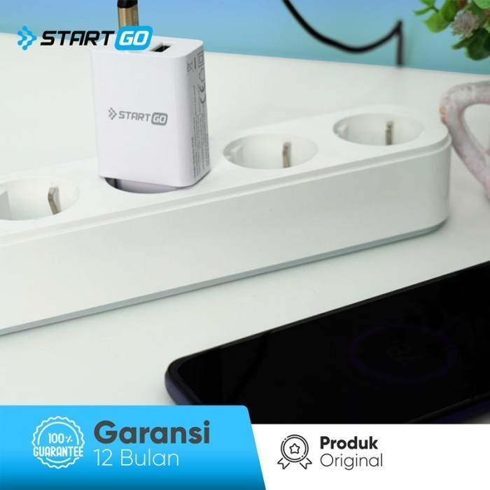 STARTGO Kepala Charger Fast Charging 20w Quick Charge 3.0 Type C &amp; USB