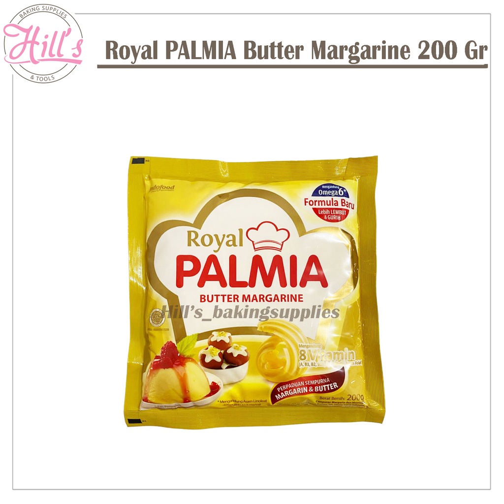 

ROYAL PALMIA BUTTER MARGARINE 200 GR / BUTER MARGARIN SACHET 200GR