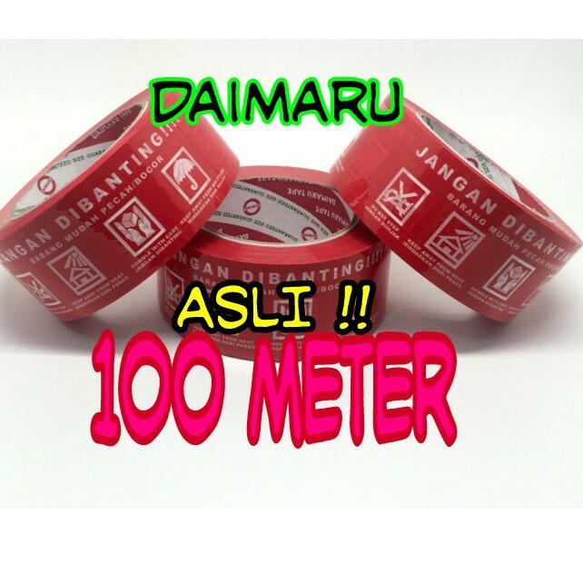 

Diskon Dasyat Lakban Fragile daimaru merah jangan dibanting