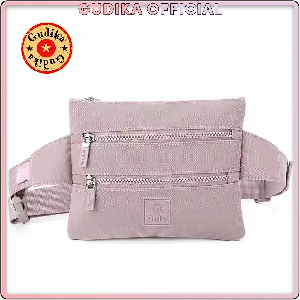 BIG PROMO Tas Pinggang Wanita GUDIKA 5198 - tas selempang wanita import original murah - tas waistbag - westbag - tas cewek - tas waterproof - fashion - tas korea - tas kondangan - cod - bayar di tempat - gratis ongkir - travel bag - sling bag - tas mini