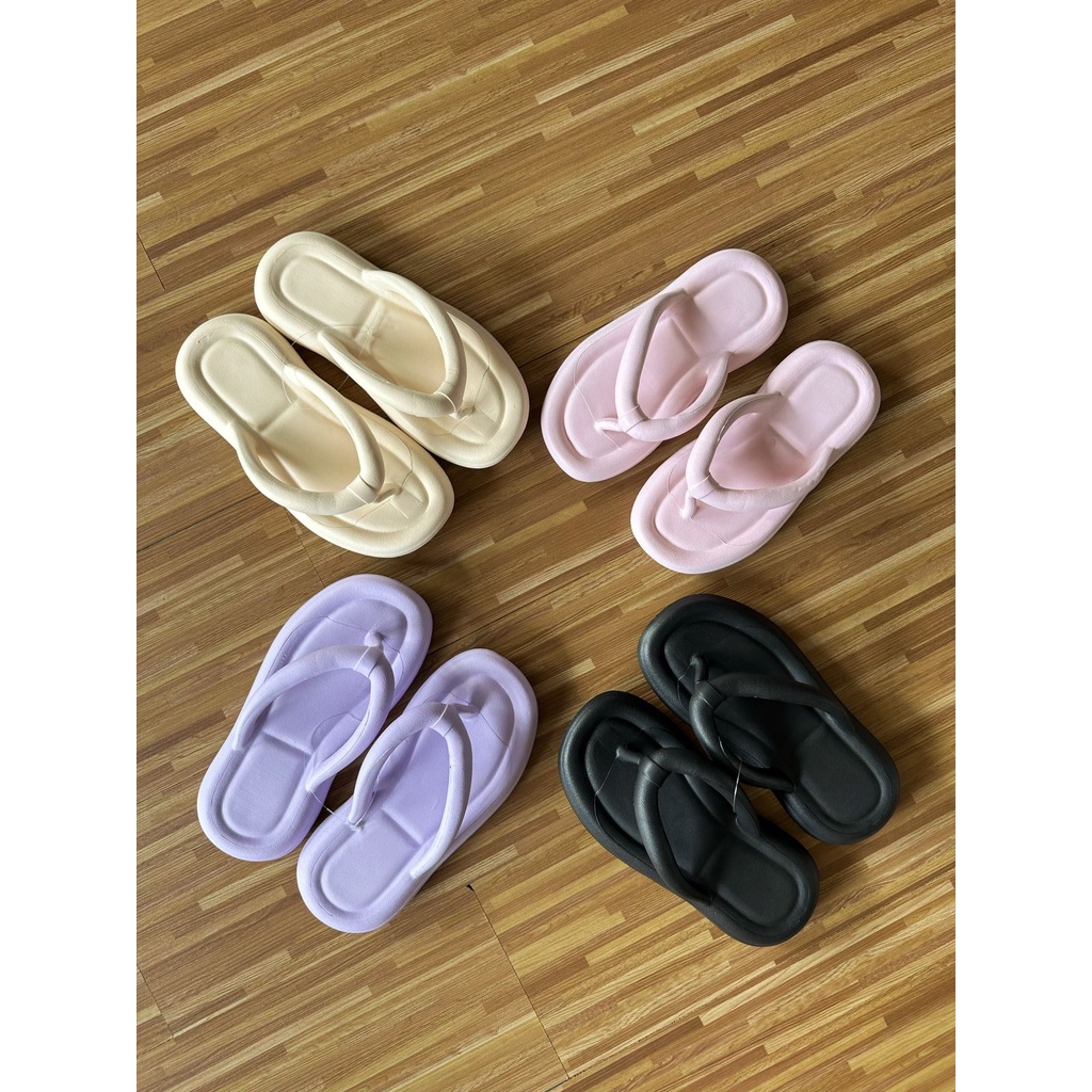 Dobeltop Flip Flop Puffy Sandals Empuk