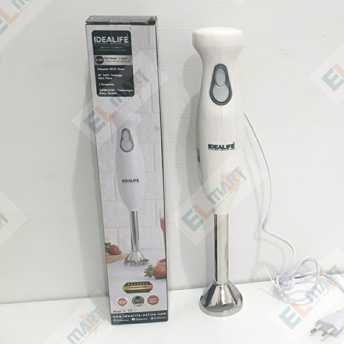 Idealife Hand Blender Tangan IL 214 Pengocok Pelumat Buah Sayur