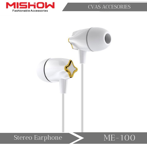 MISHOW Earphone ME-100 / STEREO HEADSET MISHOW / Earphone + MIC Mishow / Earphone Extra Bass