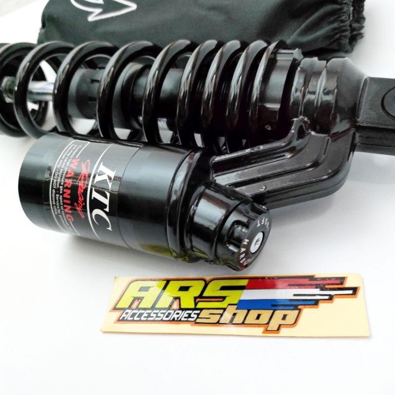 (BISA COD) 63 Shockbreaker Tabung Model KTC Racing Premium 330mm &amp; 310mm + (Sarung Shock) , Mio | Beat | Scoopy | Vario 110 125 150 | Gear | Xeon | Lexi | Xride | Fino | Genio | Spin | Nex | Soul | Mio S Z J | GT | M3 | Skydrive | Fazzio | Freego | Dll