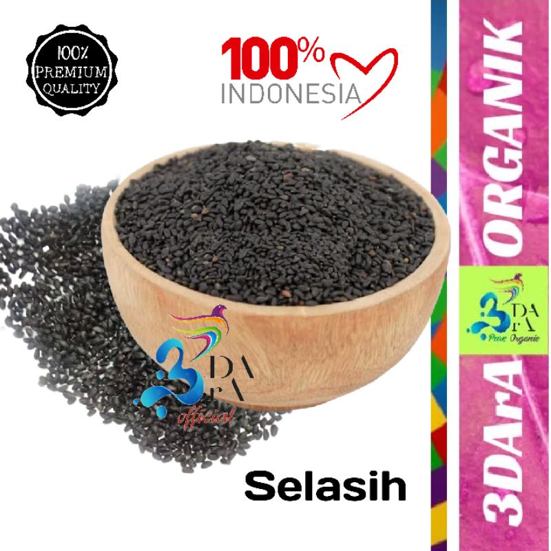 

Biji Selasih 250gr - Basil Seeds Premium Asli Tanpa Campuran