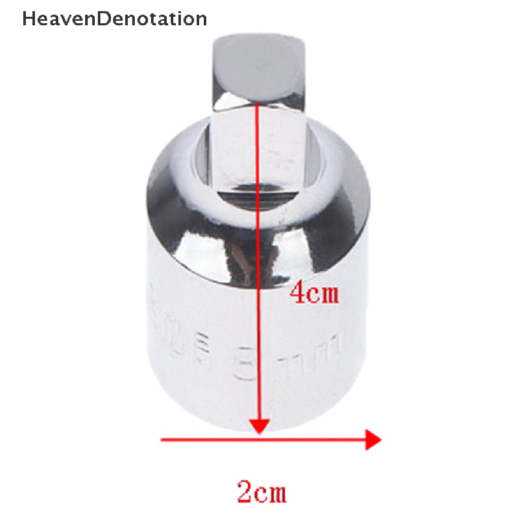 [HeavenDenotation] 8mm Square Oil Sump Drain Plug Key Tool Remover Untuk Renault Peugeot HDV