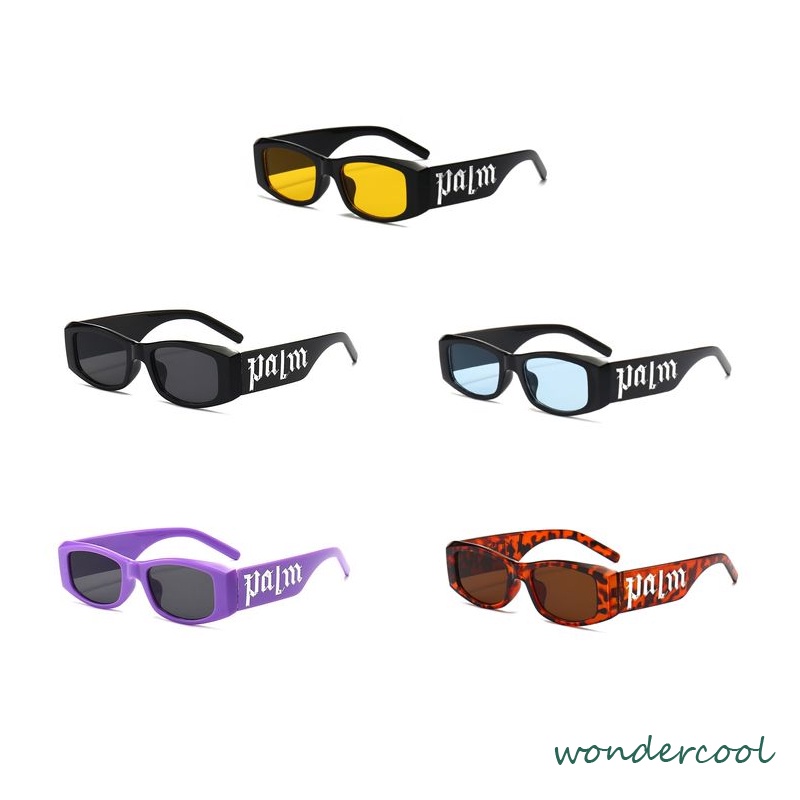 Kacamata Hitam Warna Permen Gaya Anti Radiasi Sunglass Retro Gaya Punk Hip-hop Gaya Untuk Wanita/Pria-Won