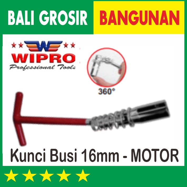WIPRO KUNCI BUSI FLEXIBLE 16 MM- MOTOR