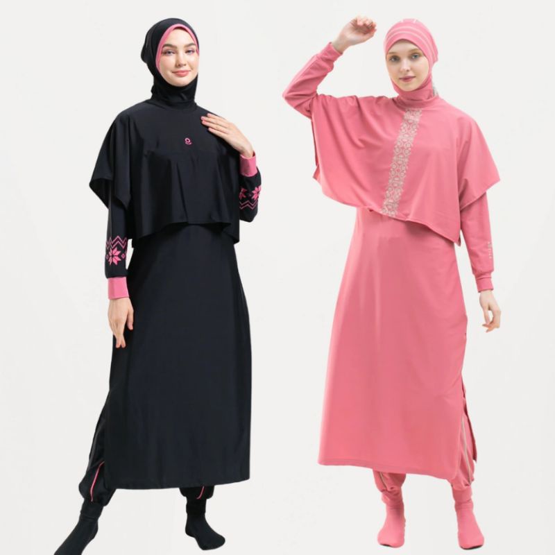 POLITE SWIM Baju Renang Muslimah TunShark Pale Nude