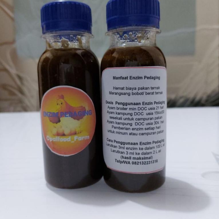 TREND TERKINI O96 ENZIM PEDAGING fermentasi organik ampuh untuk menambah bobot/berat ayam/unggas, ke
