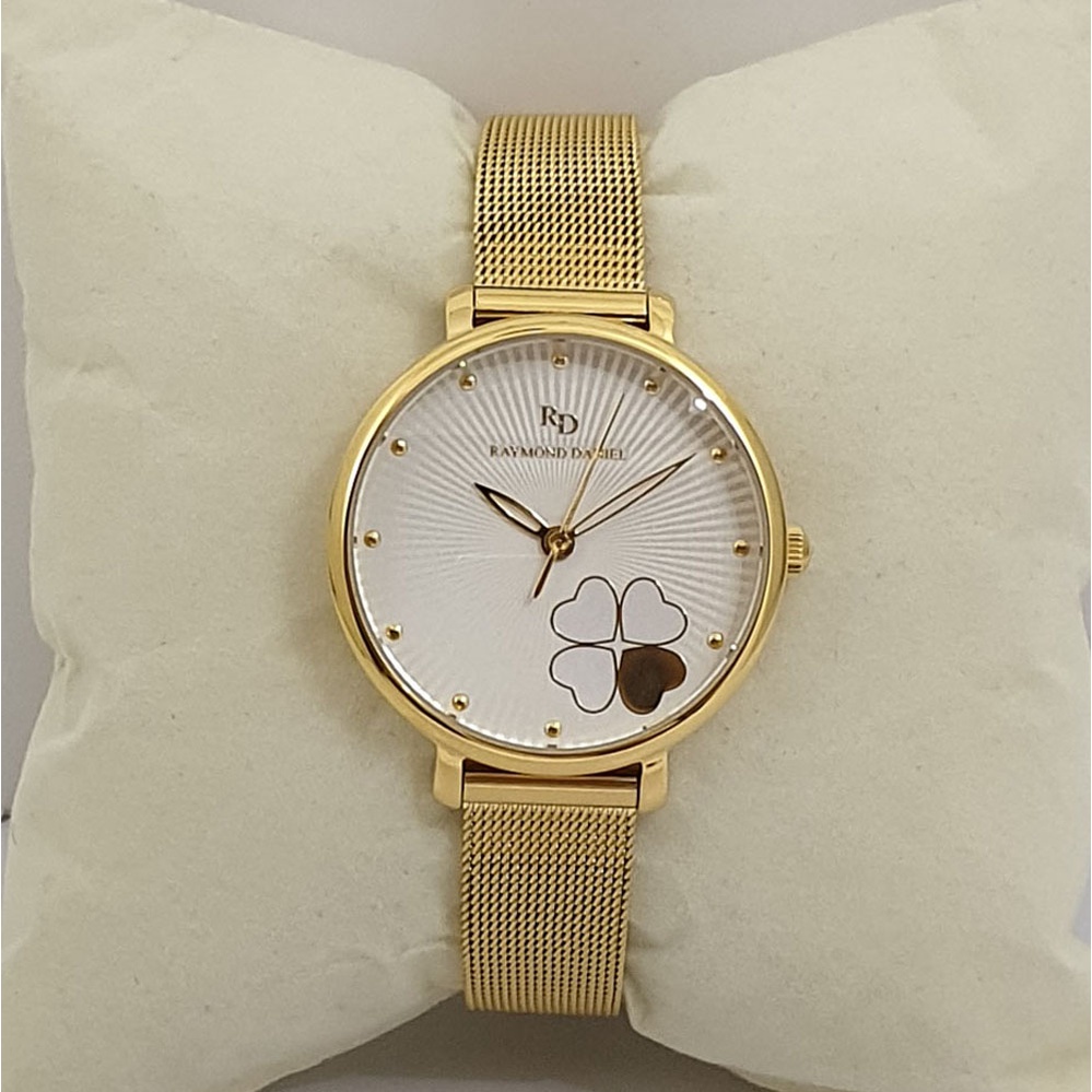 Raymond Daniel RD 266 Jam Tangan Wanita Original All Stainless Steel Garansi 1 Tahun