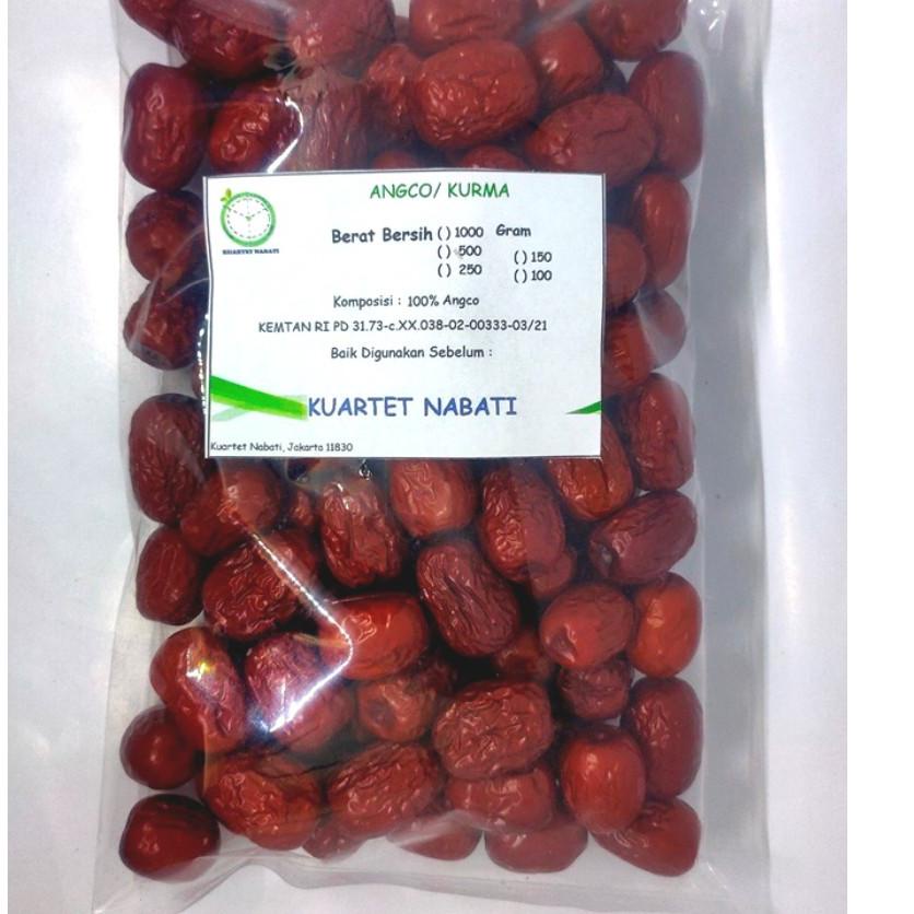 

✶ 1000gr Angco - Hong Zao (Red Dried Dates) Premium Dengan Varian Ukuran Jumbo/ Besar/ Sedang/ Kecil ◌