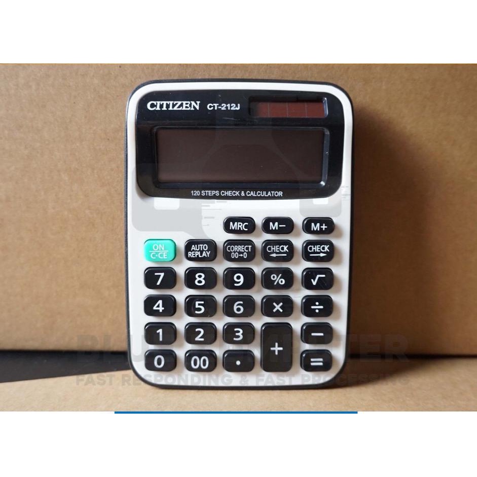 

Terlaris ✨ -Kalkulator Meja Dagang 12 digit Citizen Ct 212 J- 2.2.23