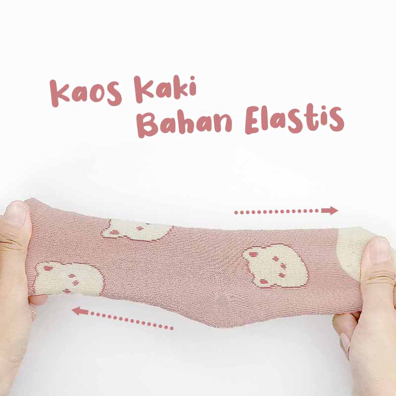 Kaos Kaki Bayi Perempuan Laki-laki Motif Cute Fashion Baby Socks Gaya Korea KAAT