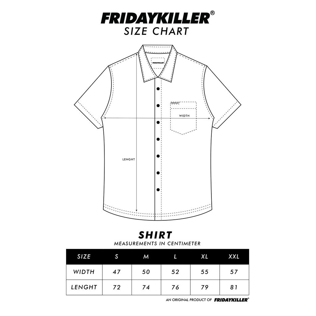 KEMEJA FRIDAY KILLER | NITICO