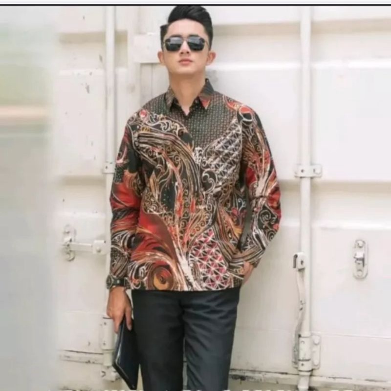 ATASAN KEMEJA BATIK PRIA ABSTRAK