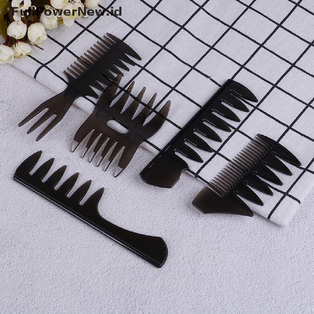 Power Oil Sisir Rambut Gigi Lebar Sisir Rambut Klasik Oil Slick Styling Hair Brush Untuk Pria ID