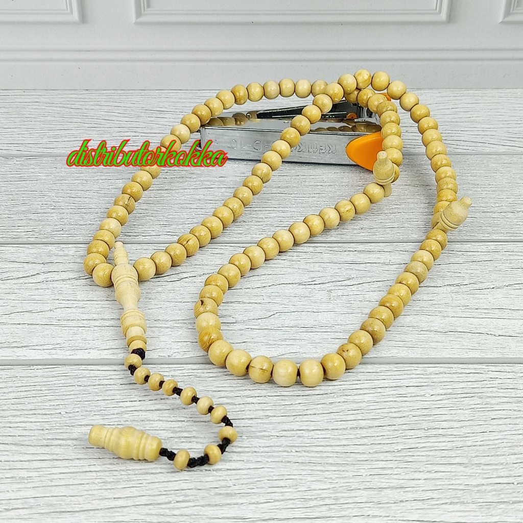 TASBIH 99 BUTIR KEMUNING SUPER 8MM