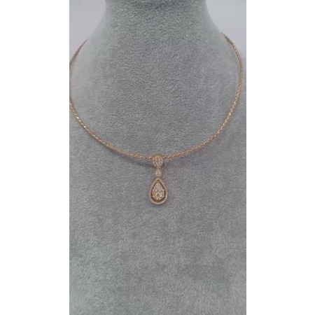 Kalung Labu Wanita cantikkk Berlian Lapis