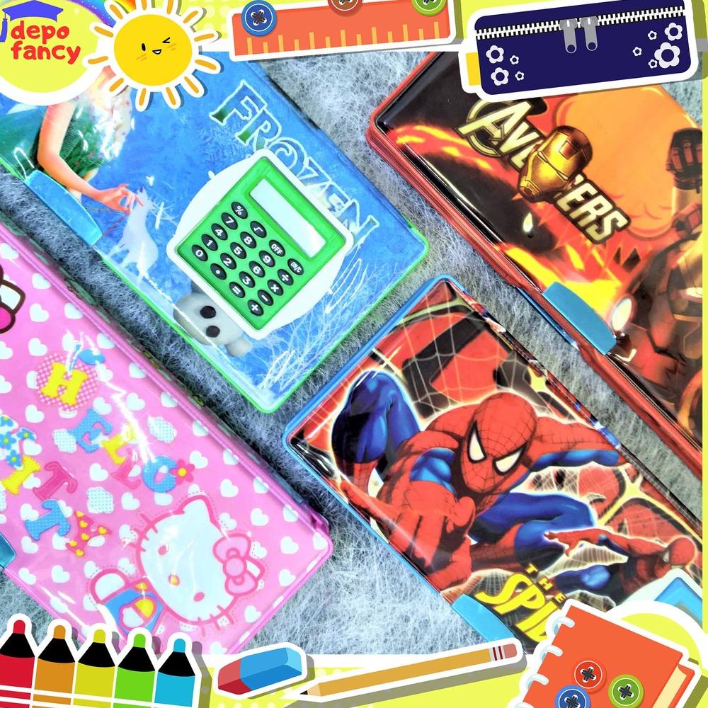 

G28 Kotak Pensil Tutup Magnet 2 Sisi + Rautan 1628 / Tempat Pensil / Tepak Pensil / Pencil Case / Box Pen / Boks Pensil READY STOCK ㅌ