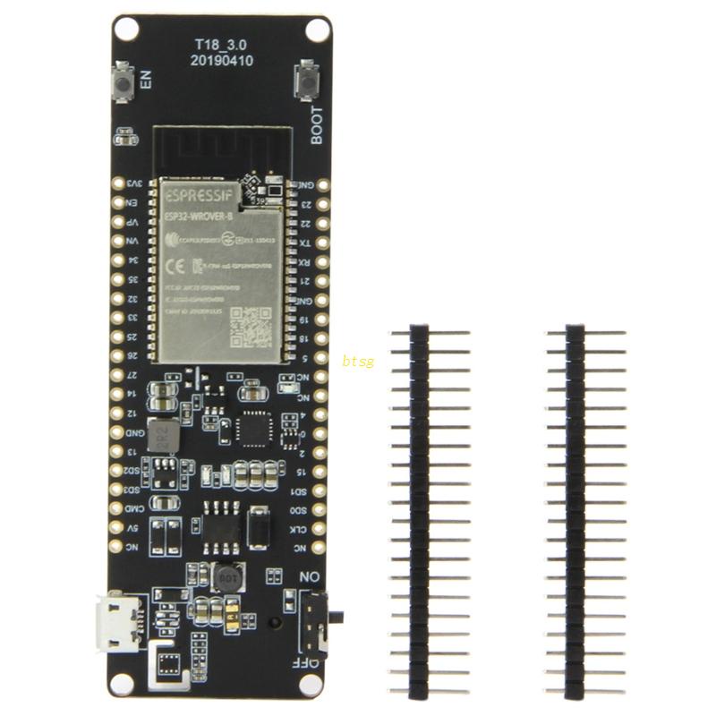 Btsg 4MB Flash ESP32 WROVER B Papan Pengembangan Dengan 2pin TTGO Untuk T Energi ESP32 8MByte PSRAM Bluetooth-Kompatibel WiF