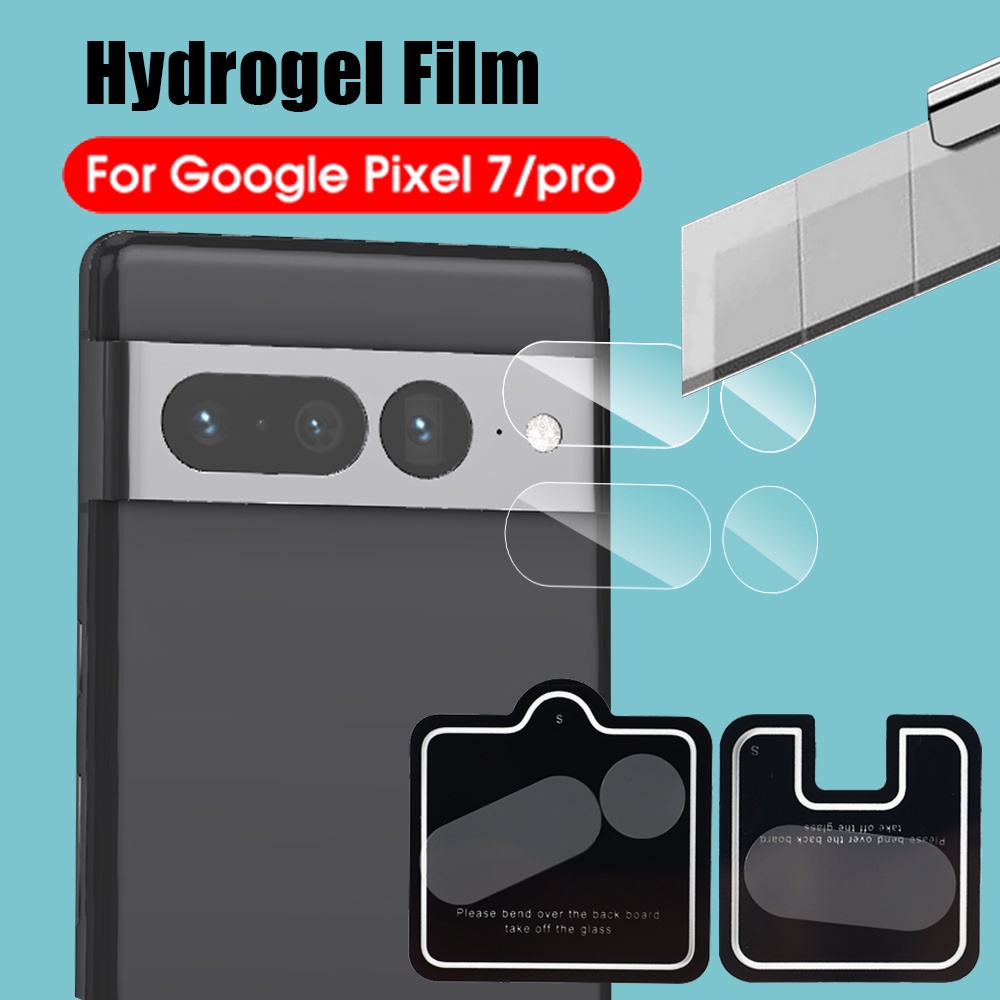 Soft TPU Film Pelindung Kompatibel Dengan Google Pixel7Per7 Pro HD Bening Tahan Air Lensa Anti Gores Full Cover Belakang Kamera Film Pelindung Layar
