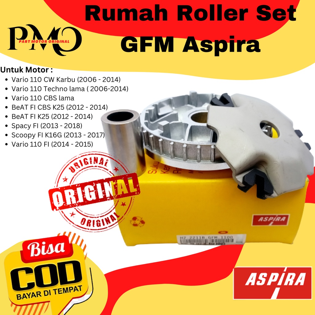 Rumah Roller GFM Aspira , Rumah Roller Beat Fi Stater Kasar , Rumah Roller Vario 110 Karbu Original 