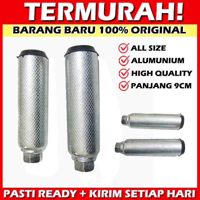 Jalu Sepeda / Pijakan Kaki Sepeda Footstep / Jalu As (1 SET) Murah Solo Surakarta