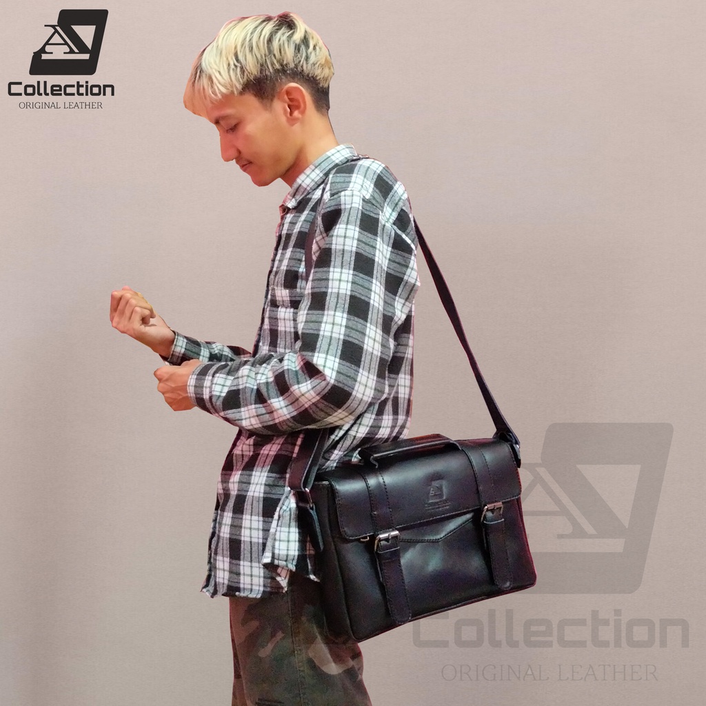 Tas Kerja Kulit asli 100% Original//Tas Pria Model Terbaru Dan Terlaris Saat ini