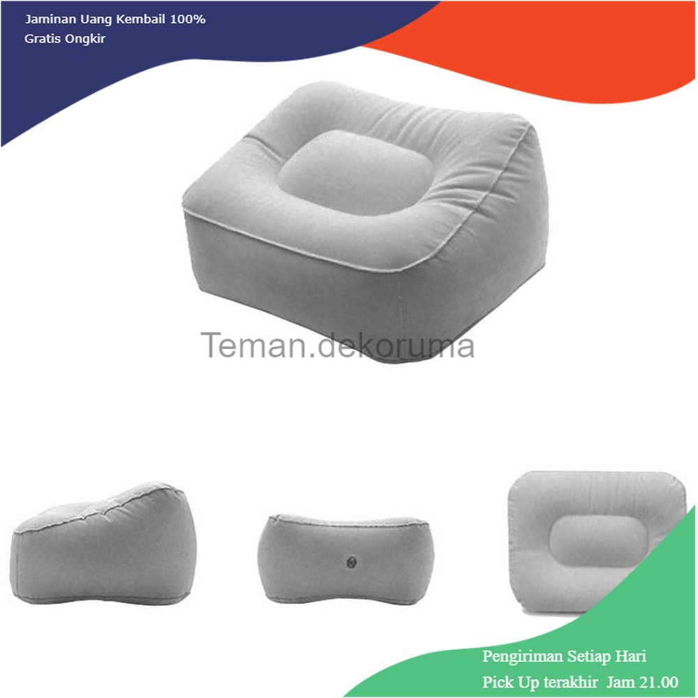 TD - DPR TaffHOME Bantal Angin Kaki PVC Inflatable Relaxing Pillow - JJ06114