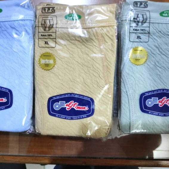 ۞ PROMO 3 PCS CELANA DALAM GT MAN 705BW / CD GT MAN BABAT 705 BW / CD GT MAN KULIT JERUK / CD PRIA G