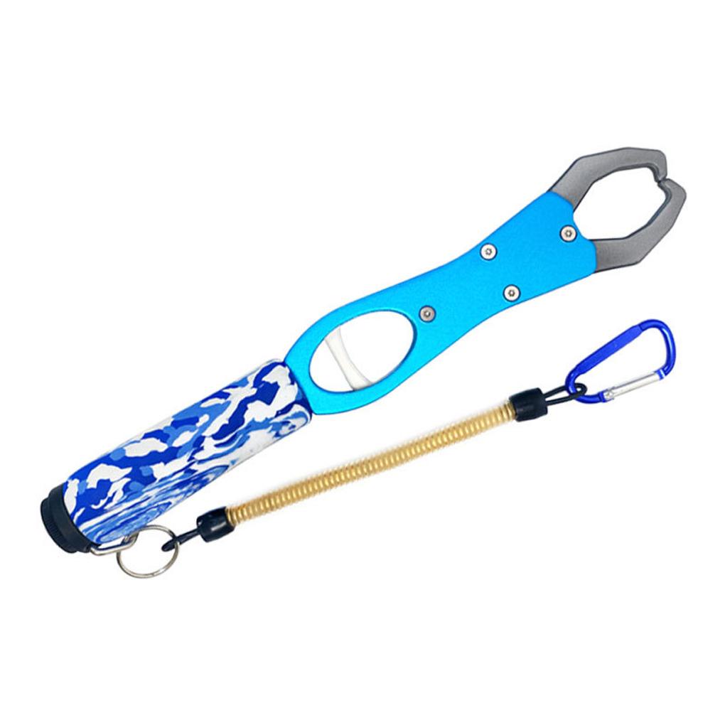 Huit Fishing Gripper Lip Grip Grabber Alat Dengan Lanyard Holder Pegangan Penjepit Kokoh Tahan Lama Grab Control Hook Remover