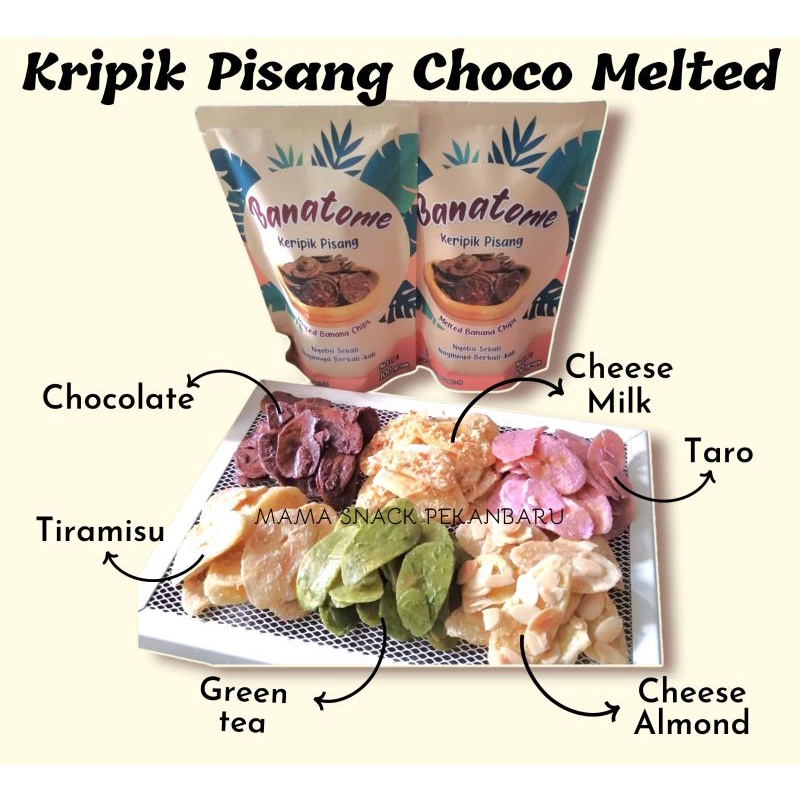 

Keripik Pisang Coklat Lumer Melted Choco Banana