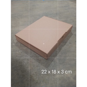 

kardus 22x18x3 cm --Diecut dan easy usage—
