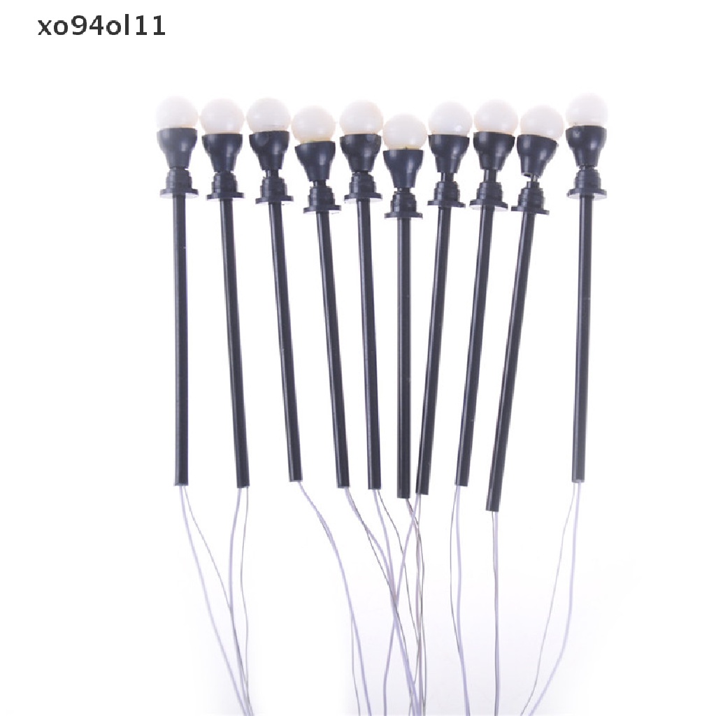 Xo 10pcs 1.100lampu Model Kepala Tunggal Lampu Taman Dengan Kabel Dan Bohlam Mainan OL