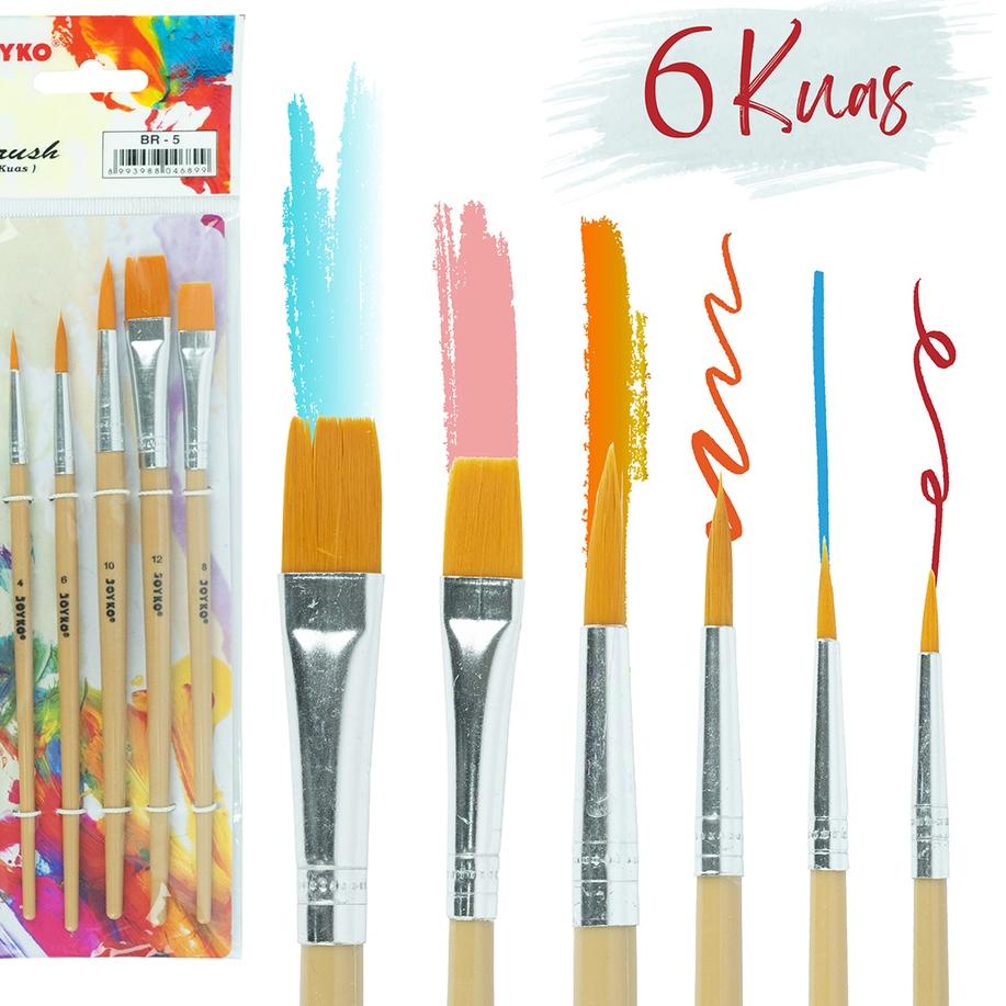 

kodeH2t7S Brush Kuas Cat Air Cat Minyak Lukis Acrylic Joyko BR-5