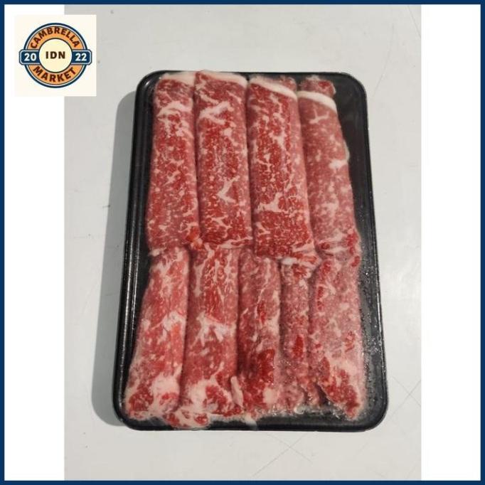 

DAGING SAPI TIPIS LOW FAT SLICED BEEF TOP SIDE MB 9 AUS IMPORT HIGH H65464UJ