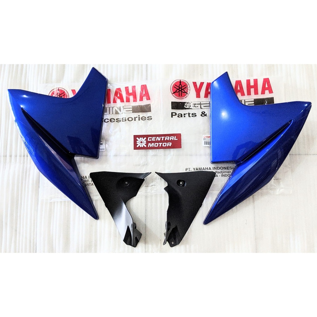 Paket Sayap Tangki Set Vixion NVL 2013 2014 Biru Metalik Glossy Guide Air Kanan Kiri Sepasang