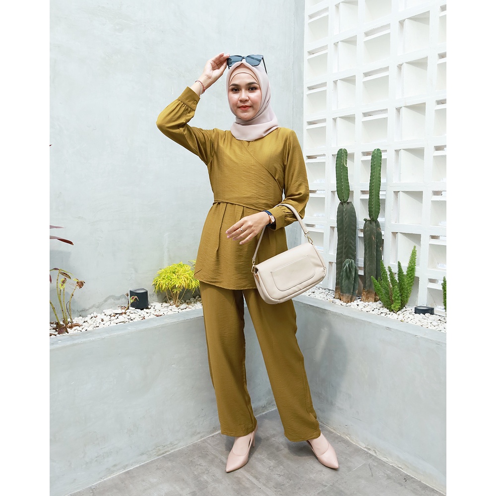 One Set BOBA - Setelan terbaru by Hijab Mamah icis