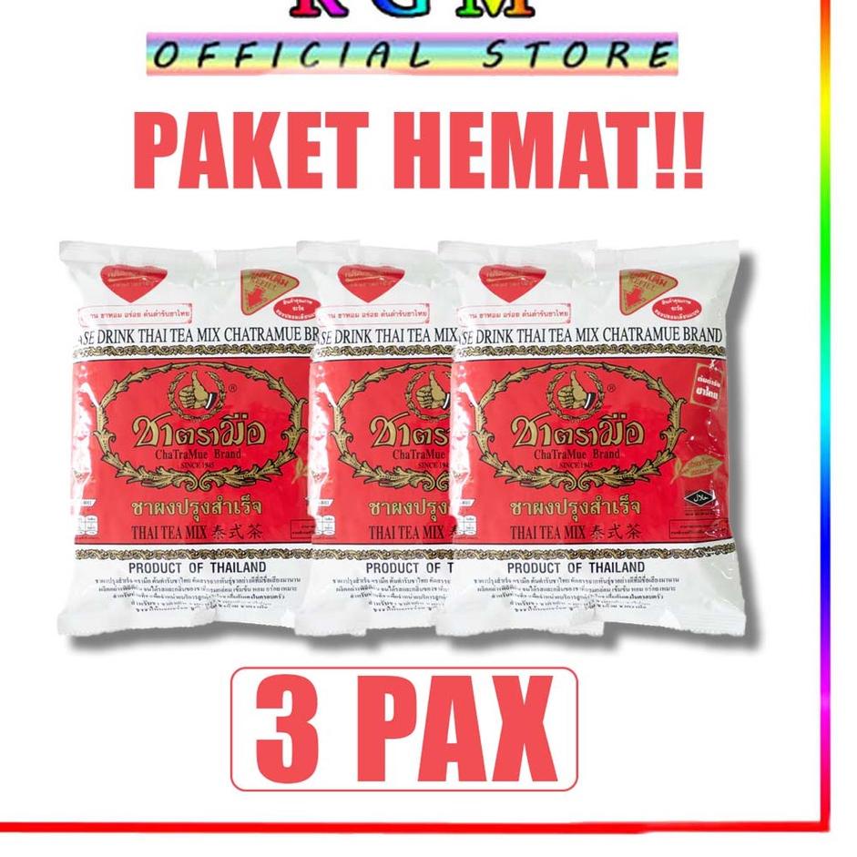 

► RGM PAKET HEMAT THAI TEA ORIGINAL 400gr x 3bungkus ➼