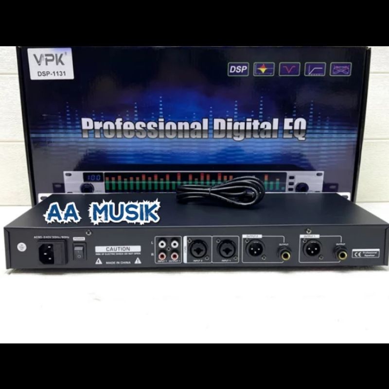 EQUALIZER DIGITAL VPK DSP 1131 ORIGINAL 31 BAND DSP1131
