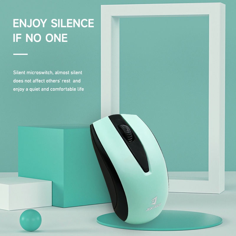 Mouse Wireless Jertech Colorful JR1 2,4Ghz Optical Mouse