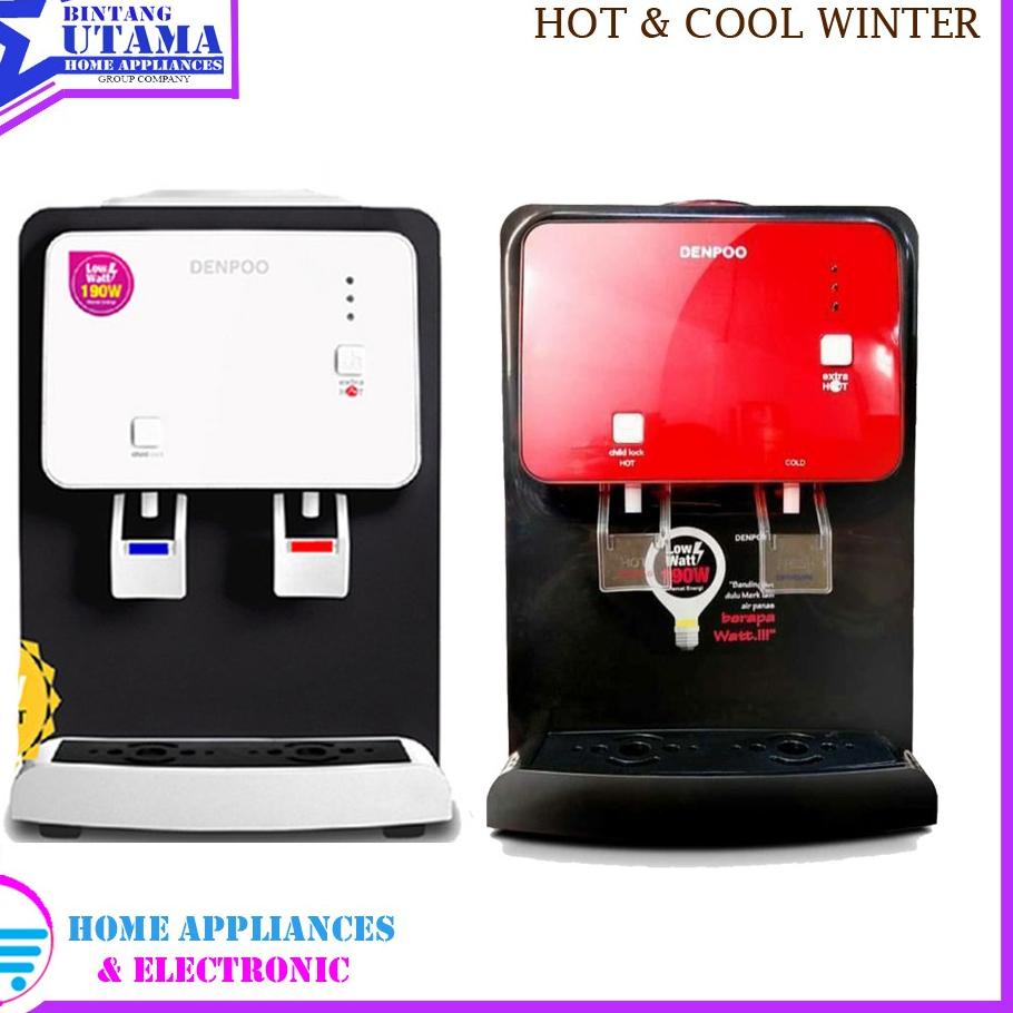 BestSeller  DISPENSER DENPOO WINTER [HOT AND COLD] (GARANSI RESMI) (WARNA RANDOM) TERMURAH ❀rcd»